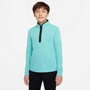 Next product: Nike Boys Dri-Fit Victory Half-Zip Golf Top - Washed Teal/White