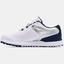 Under Armour UA Womens Charged Breathe Spikeless Golf Shoe - White/Navy - thumbnail image 2
