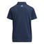 adidas Boys 3 Stripe Golf Polo Shirt - Navy - thumbnail image 2