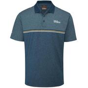 Next product: Oscar Jacobson Whitby Golf Polo Shirt - Navy Marl