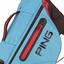 Ping Hoofer Craz-e-lite Golf Stand Bag - Bright Blue/Black/Red