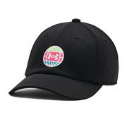 Under Armour Junior Blitzing Golf Cap - Black/Lime