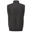 Oscar Jacobson Hodgson Padded Full Zip Golf Gilet - Black - thumbnail image 2