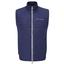 Oscar Jacobson Hodgson Padded Full Zip Golf Gilet - Navy - thumbnail image 1