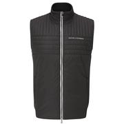 Oscar Jacobson Hodgson Padded Full Zip Golf Gilet - Black