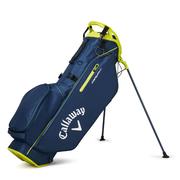 Fairway C Double Golf Stand Bag 2023 - Navy/Flo Yellow