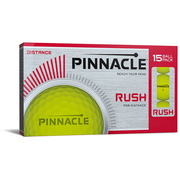Pinnacle Rush 15 Pack Golf Balls 2022 - Yellow