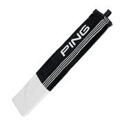 Ping 214 Tri Fold Golf Towel - Black