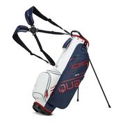 Big Max Aqua Seven H Waterproof Golf Stand Bag - Navy/White/Red