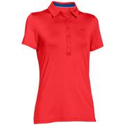 Under Armour Ladies Zinger Short Sleeve Polo - Rocket Red