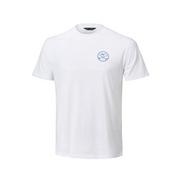 Mizuno Crossed Clubs Cotton Short Sleeve Tee Shirt - Optic White