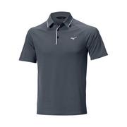 Mizuno Classic Pique Short Sleve Golf Polo Shirt - Lave Smoke