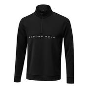 Mizuno Trace 1/4 Zip Golf Midlayer - Black