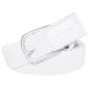 Galvin Green Win Braided Ladies Belt - White