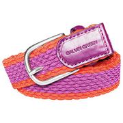 Galvin Green Win Braided Ladies Belt - Wild Orchid/Sunset