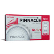 Pinnacle Rush 15 Pack Golf Balls 2022 - White