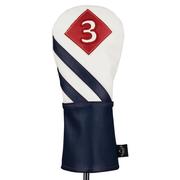 Callaway Vintage Fairway Cover - White/Navy/Red