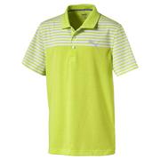 Puma Clubhouse Junior Golf Polo Shirt - Lime