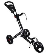 FastFold Trike 3-Wheel Golf Push Trolley - Black