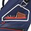 TaylorMade 8.0 Golf Stand Bag - Navy/White/Red - thumbnail image 3