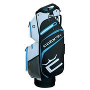 Cobra Signature Golf Cart Bag - Black/Grey/Blue