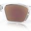 Oakley Sylas Sunglasses - Polished Clear w/Prizm Sapphire Lens - thumbnail image 8