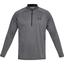 Under Armour Tech 2.0 Half Zip Long Sleeve Golf Top - Dark Grey - thumbnail image 1