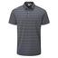 Ping Alexander Golf Polo Shirt - Navy/Silver - thumbnail image 1