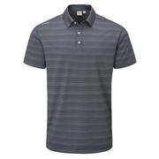 Ping Alexander Golf Polo Shirt - Navy/Silver