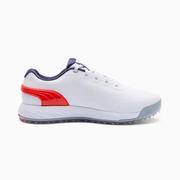 Puma Alphacat Nitro Golf Shoes - White/Red/Navy