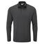 Ping Angus Long Sleeve Golf Polo Shirt - Asphalt - thumbnail image 1