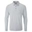 Ping Angus Long Sleeve Golf Polo Shirt - Scuba Blue - thumbnail image 1