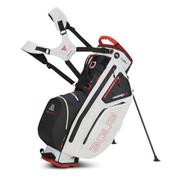 Big Max Aqua Hybrid 3 Waterproof Stand Bag - Black/White/Red