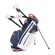 Big Max Aqua Hybrid 3 Waterproof Stand Bag - Navy/White/Red