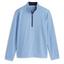 Ashworth French Terry 1/4 Zip Golf Sweater - Chambray Blue - thumbnail image 1