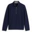 Ashworth French Terry 1/4 Zip Golf Sweater - Driver Navy - thumbnail image 2