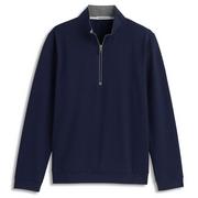 Ashworth French Terry 1/4 Zip Golf Sweater - Driver Navy