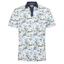 Original Penguin Beach Club Print Golf Polo Shirt - Bright White - thumbnail image 1