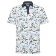 Next product: Original Penguin Beach Club Print Golf Polo Shirt - Bright White