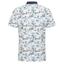Original Penguin Beach Club Print Golf Polo Shirt - Bright White - thumbnail image 2