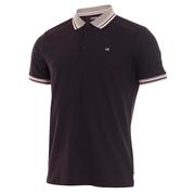 Calvin Klein Bi-Lite Golf Polo Shirt - Black main