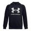 Under Armour Junior Rival Fleece Big Logo Golf Hoodie - Black - thumbnail image 1