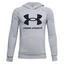 Under Armour Boys Rival Fleece Big Logo Golf Hoodie - Mod Grey - thumbnail image 1