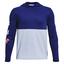 Under Armour Boys UA MultiLogo Golf Hoodie - Bauhaus Blue - thumbnail image 1