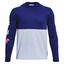 Under Armour Boys UA MultiLogo Golf Hoodie - Bauhaus Blue - thumbnail image 1