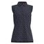 Forelson Buckland Ladies Button Sleeveless Polo Shirt - Navy - thumbnail image 1