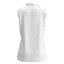 Forelson Buckland Ladies Button Sleeveless Polo Shirt - White - thumbnail image 2