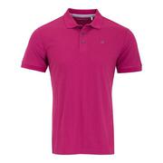 Calvin Klein Mens Midtown Radical Cotton Polo - Raspberry 