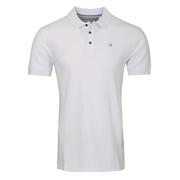 Calvin Klein Mens Midtown Radical Cotton Polo - White C9161-WHT-S