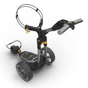PowaKaddy CT6 GPS Gun Metal Electric Golf Trolley 2023 - Extended Lithium with FREE Powakaddy Cart Bag
